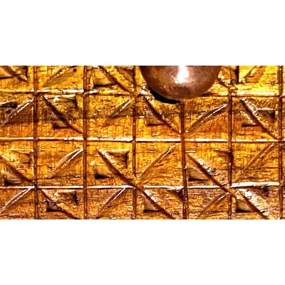 Vintage Hand Carved Wooden Bird Mechanical Cigarette Dispenser Folk Art Crank Bo - Picture 11 of 16